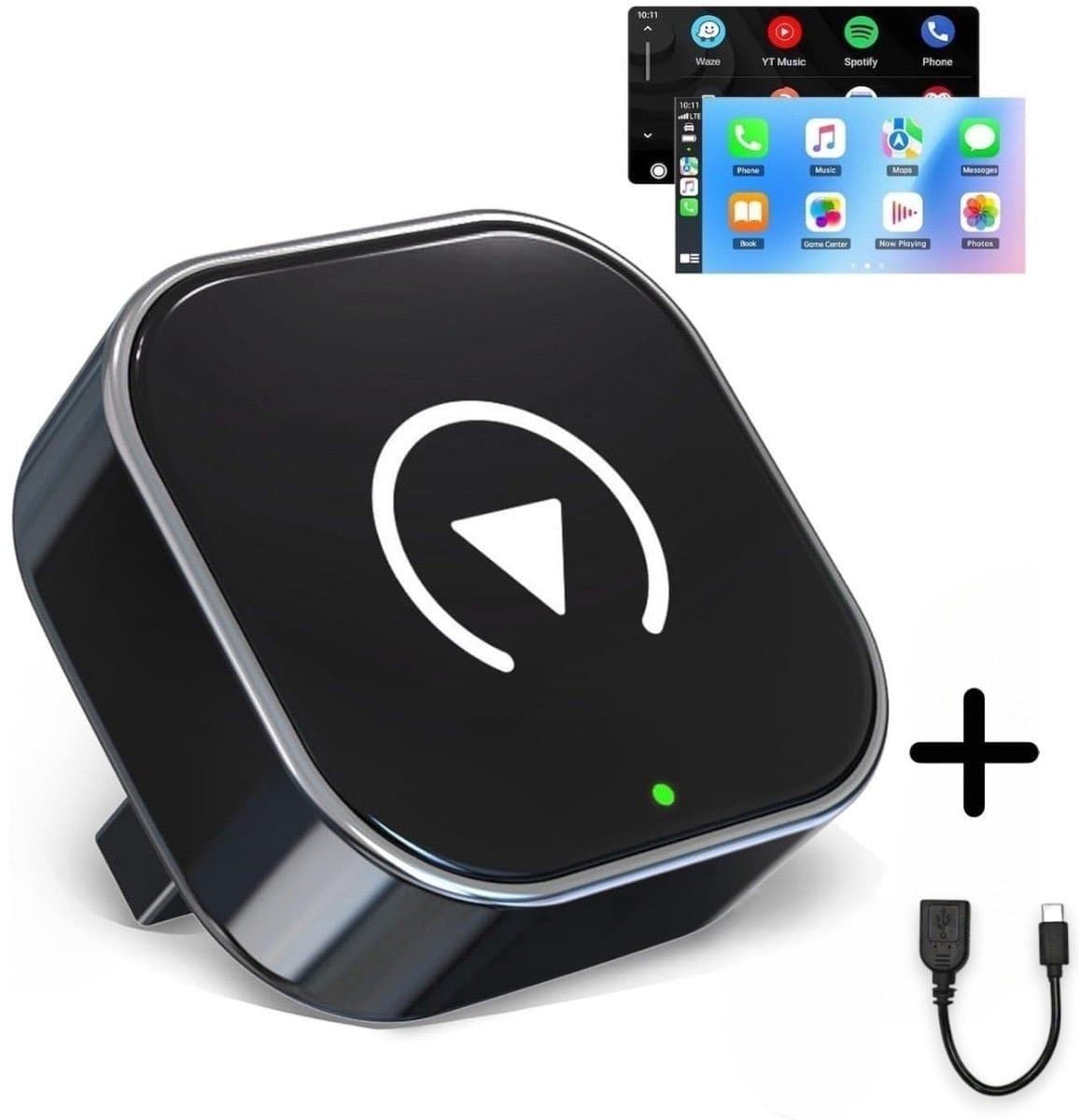 Dutchers® Carplay Dongle Draadloos - Carplay Scherm - 2-in-1 Draadloze CarPlay - Auto Adapter geschikt voor Android & Apple – Plug & Play, Compact en Razendsnel (EAN: 8721184977026): **Wat is deze dongle eigenlijk**