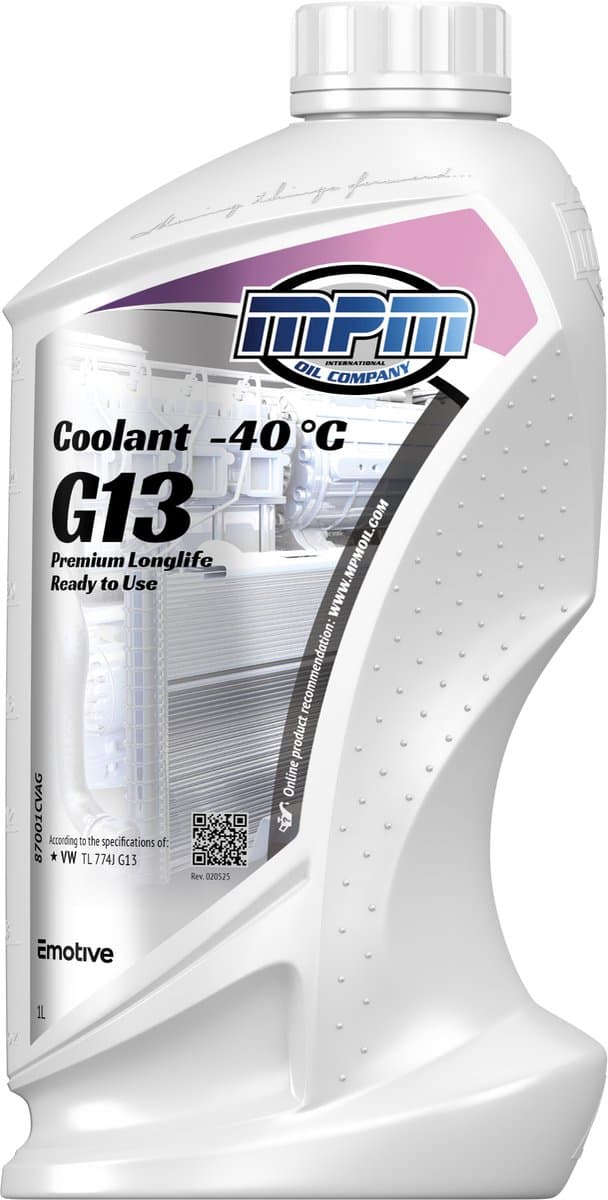 MPM Koelvloeistof longlife G13 - 1 liter (EAN: 8714293012252)