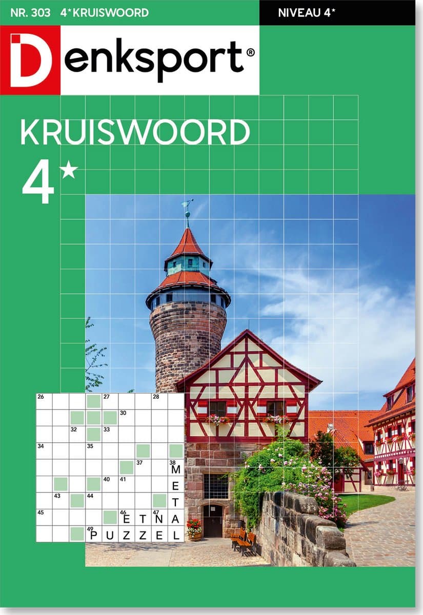 Denksport Puzzelboek Kruiswoord 4*, editie 303