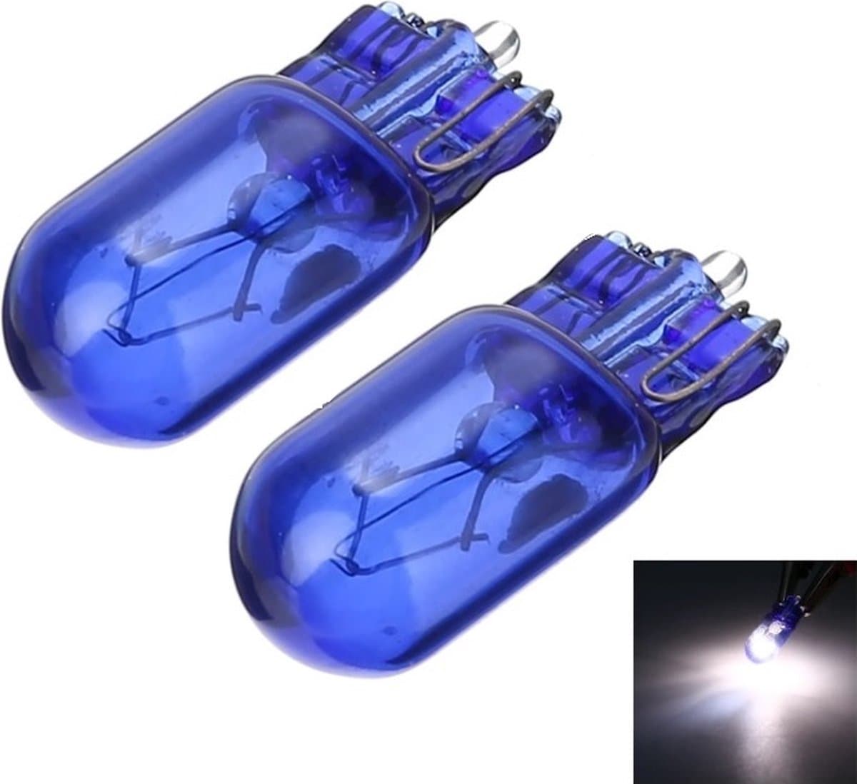 TLVX 2 stuks T10 W5W Xenon Look LED Look Stadslicht Lampen - Interieurverlichting – Kenteken verlichting - Auto Lampen - 6000K Wit - 12V – W5W Steeklampen – W5W Halogeen Xenon LED look (2 stuks) (EAN: 8720872282855): Waarom deze LED‑lampen