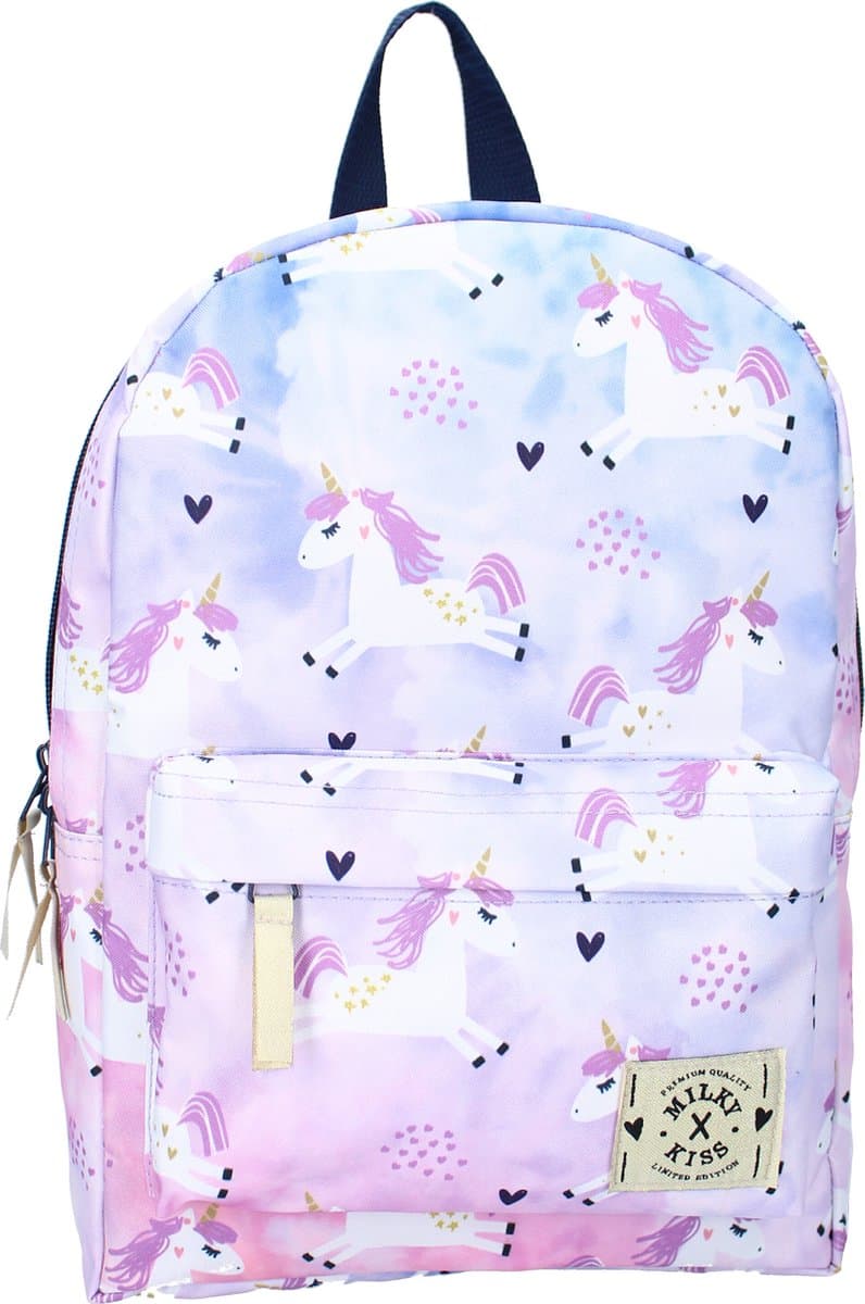 Milky Kiss Follow The Rainbow Rugzak - Schooltas meisje - Paars (EAN: 8712645299634)