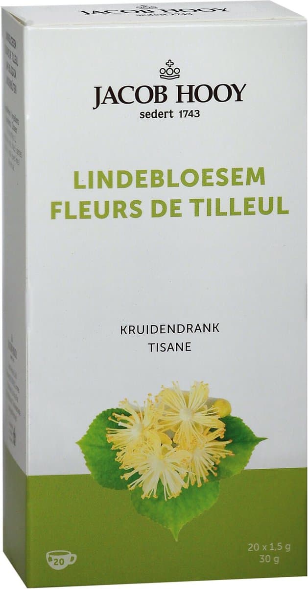 Jacob Hooy Lindebloesem Theezakjes 20 stuks (EAN: 8712053352150)