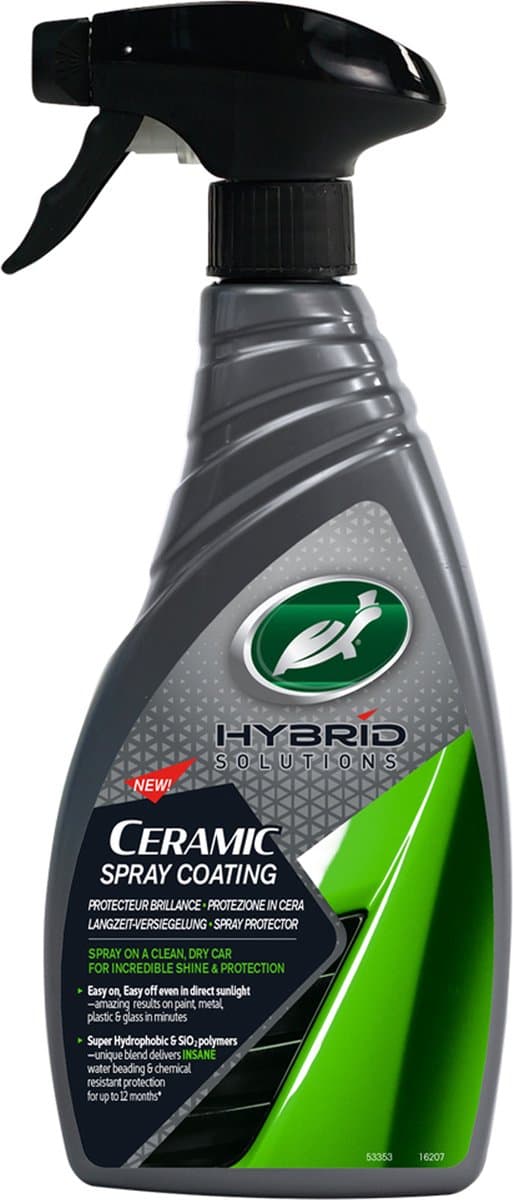 Turtle Wax HS Ceramic Wax Coating - Geeft waterafstotende en keramische bescherming - Houdt oppervlakken langer schoon - 500ml (EAN: 5010322533532): **Wat is dit voor een wondermiddel**