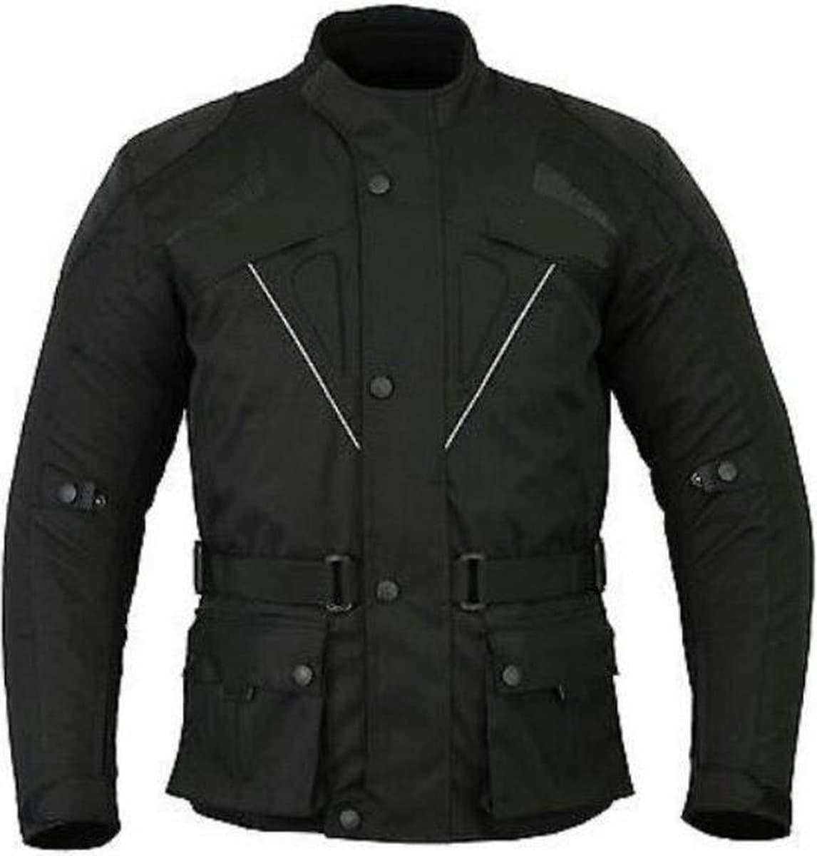 Urban 5884® - Reno - Heren Motorjas - Cordura – Zwart - Uitneembare body - Met Protectie - Maat 2XL (EAN: 9501426377246)