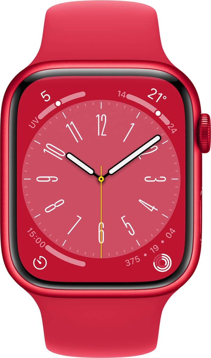 Apple Watch Series 8 - 41mm - Rood Aluminium (EAN: 0194253150930)