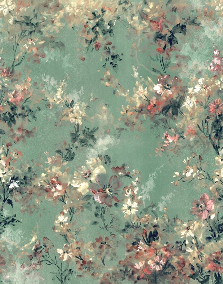 Fotobehang - Bloemen - Botanisch - Romantisch - Vliesbehang met Structuur - Luxe Muurdecoratie voor Woonkamer & Slaapkamer (EAN: 4001860350966): Een botanische droom aan je muur 🌿