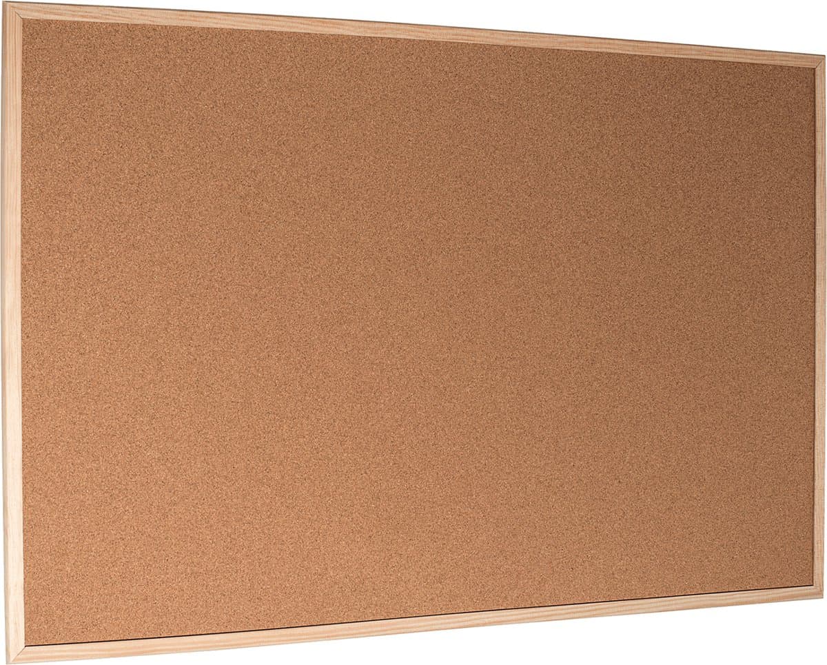 Esselte Prikbord - Kruk - 80x60cm - Met speldjes - Natuurbruin (EAN: 7312705009701): 🎨 **Een Neutrale Stijl die Past bij Alles**