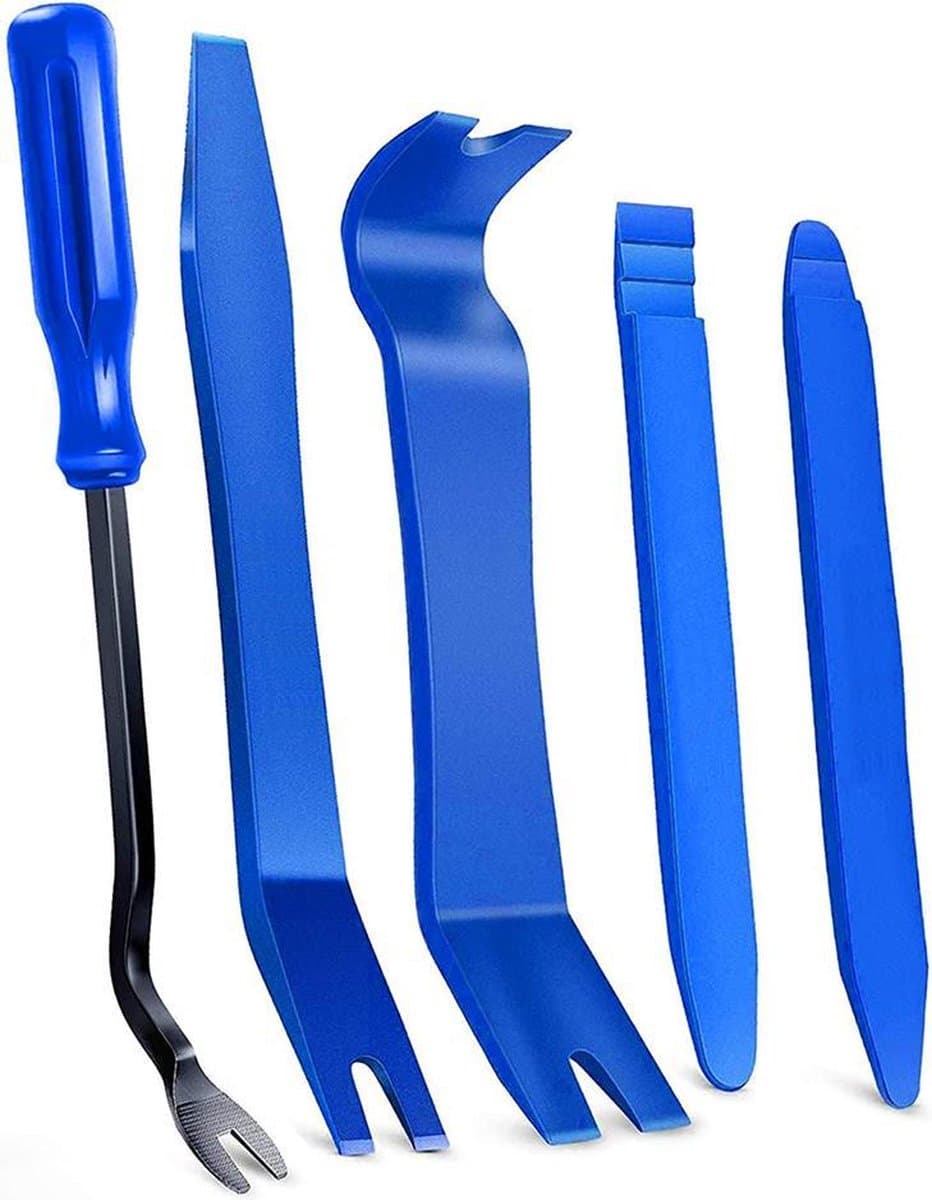 MMOBIEL 5 Delige Auto Dashboard Deurpaneel verwijder Tool Set krasvrij verwijderen (EAN: 8720011029044): ⭐️⭐️⭐️⭐️⭐️ “Goed genoeg om de job te doen, doet wat het moet…”