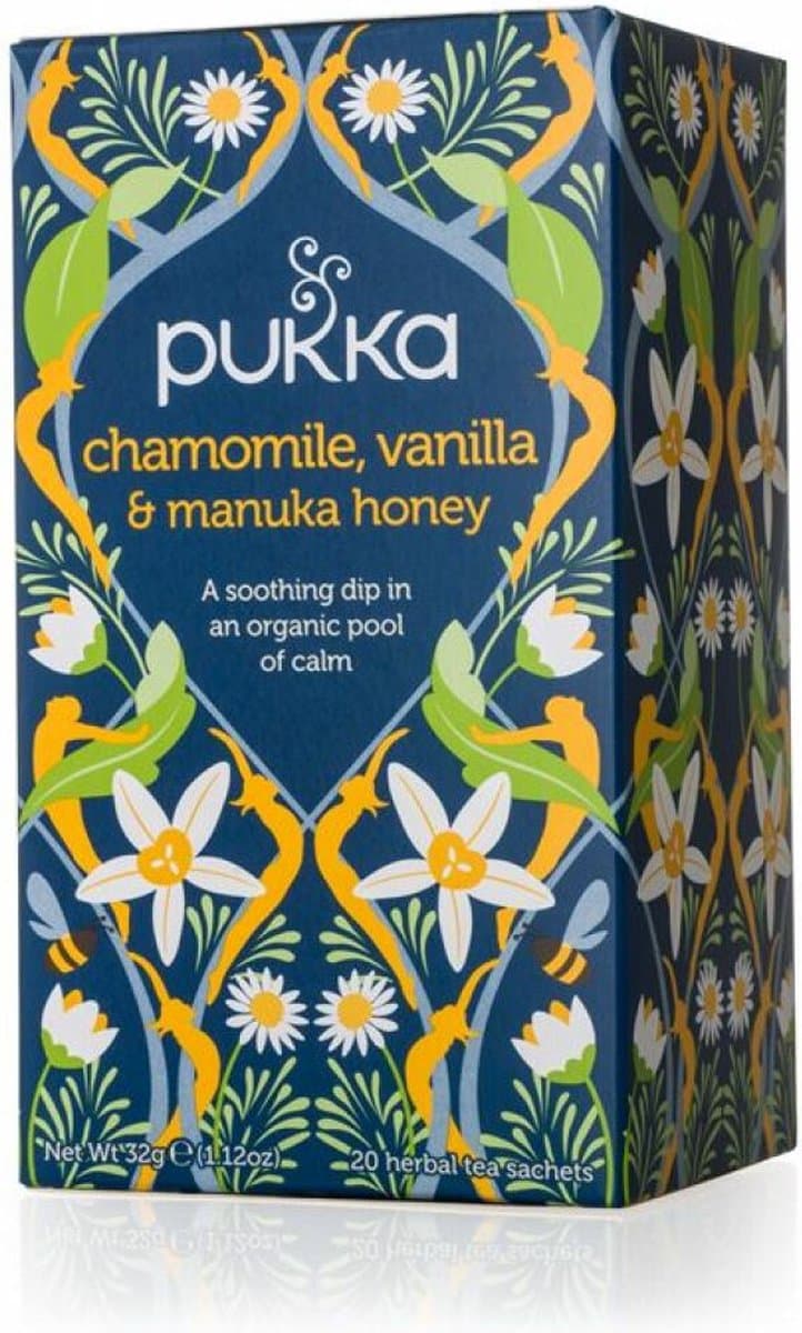Pukka chamomile vanille & manuka honing Thee (EAN: 5060229013798)
