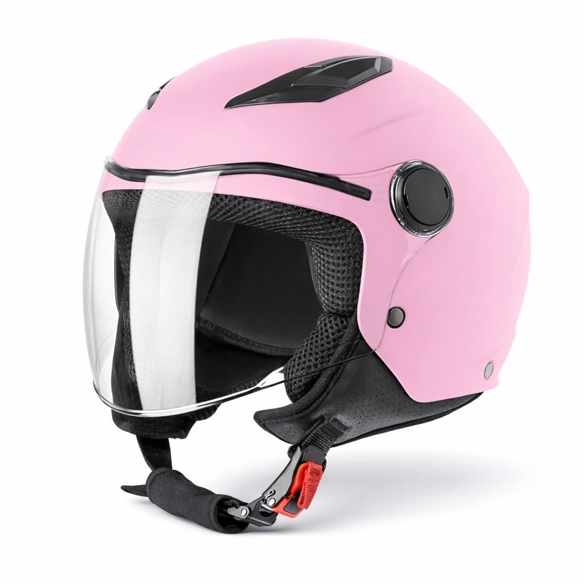VINZ Magic Kinderhelm Scooter / Motor - Scooterhelm Jongens - Motorhelm Jongen - ECE 22.06 goedgekeurd - Roze - YL (EAN: 8720574325393): Eén tikje trots én een hele hoop veiligheid