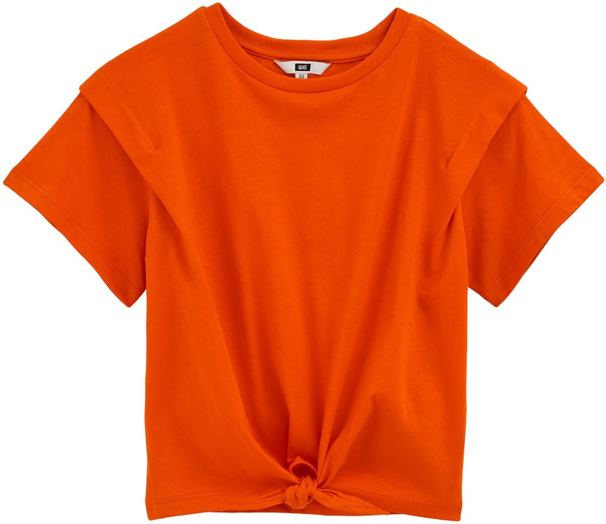 WE Fashion Meisjes T-shirt met knoopdetail (EAN: 8721128745476)