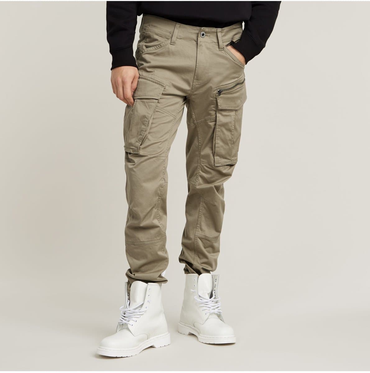 G-STAR Rovic Zip 3D Regular Tapered Heren Broek - dune (EAN: 8718598587668): Waarom deze broek mijn aandacht trok