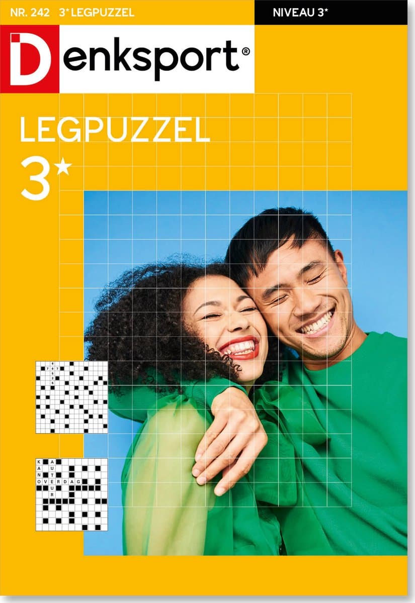 Denksport Puzzelboek Legpuzzel 3*, editie 242 (EAN: 8710835877273): Wat is dit voor een puzzel
