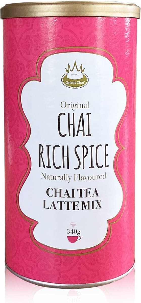 Rich Spice - Chai Latte Mix - 340 g (EAN: 8718719181409): Geen poespas, wel veel smaak