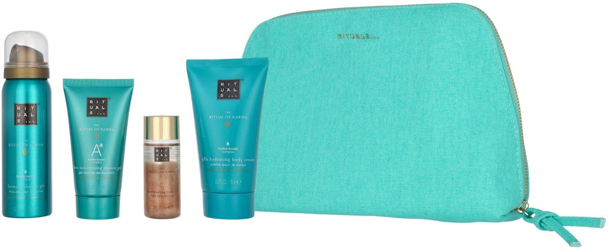 The Ritual of Karma Travel Giftset - Set van 4 stuks in reisetui (EAN: 8719134185522)