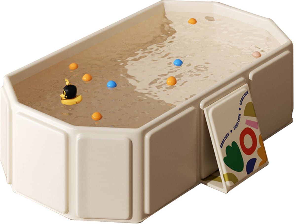 Inklapbaar bad - Opvouwbaar Baby badje - Opvouwbaar badje met aftappluggen - 75*45*25cm - Draagbaar kinderbadje - Gemakkelijk op te bergen - Sterke isolatie - Badje geschikt voor thuis, camper en op reis - Wit (EAN: 0000810887853): Waarom ik dit b...