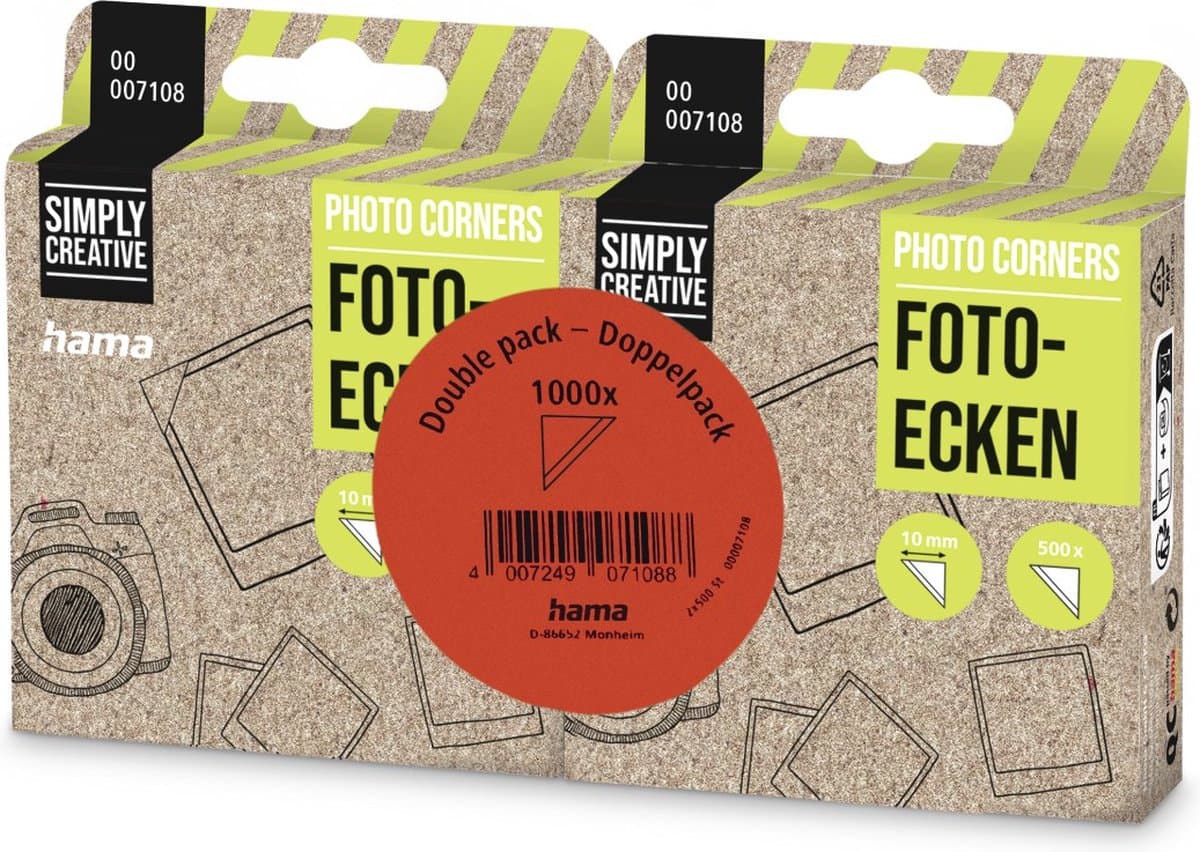 Hama Fotohoekjes dispenser 2x500 stuks (EAN: 4007249071088): Waarom ik hem zag zitten