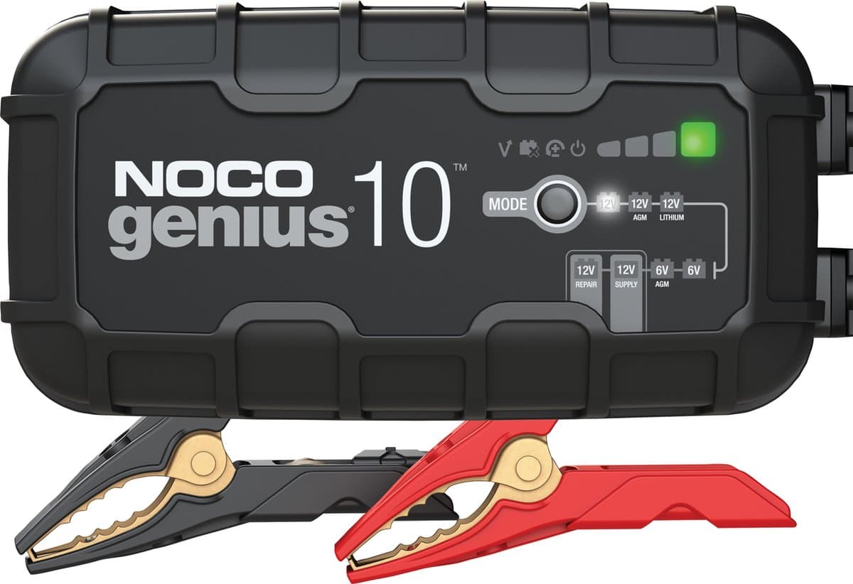 Noco Genius G10EU Acculader – 10A – 6V & 12V – Krachtig & Intelligent – Onderhoudslader (EAN: 1210000619273)