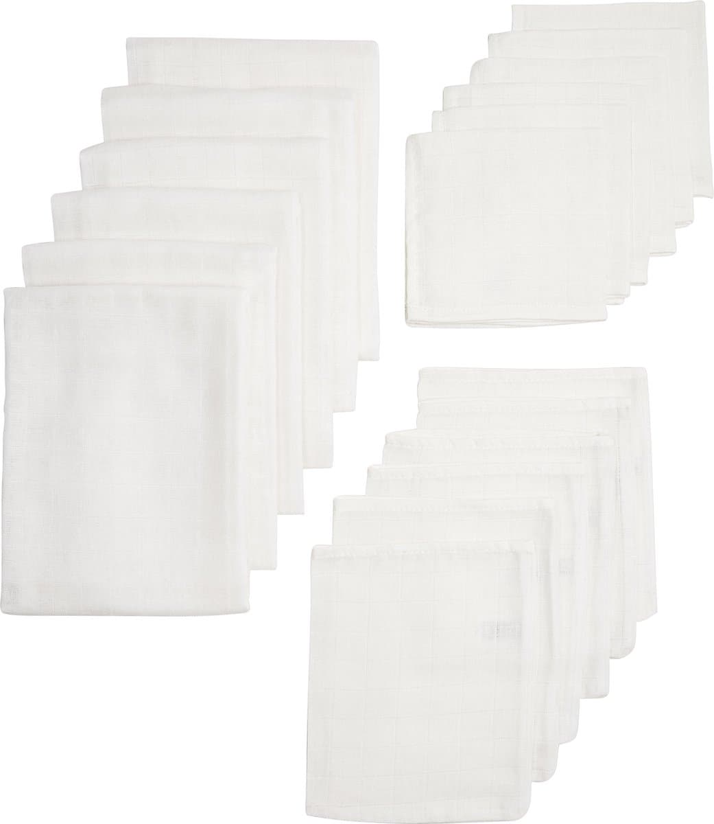 Meyco Baby Uni starterset - 18-pack - hydrofiel - white (EAN: 4054703450002)