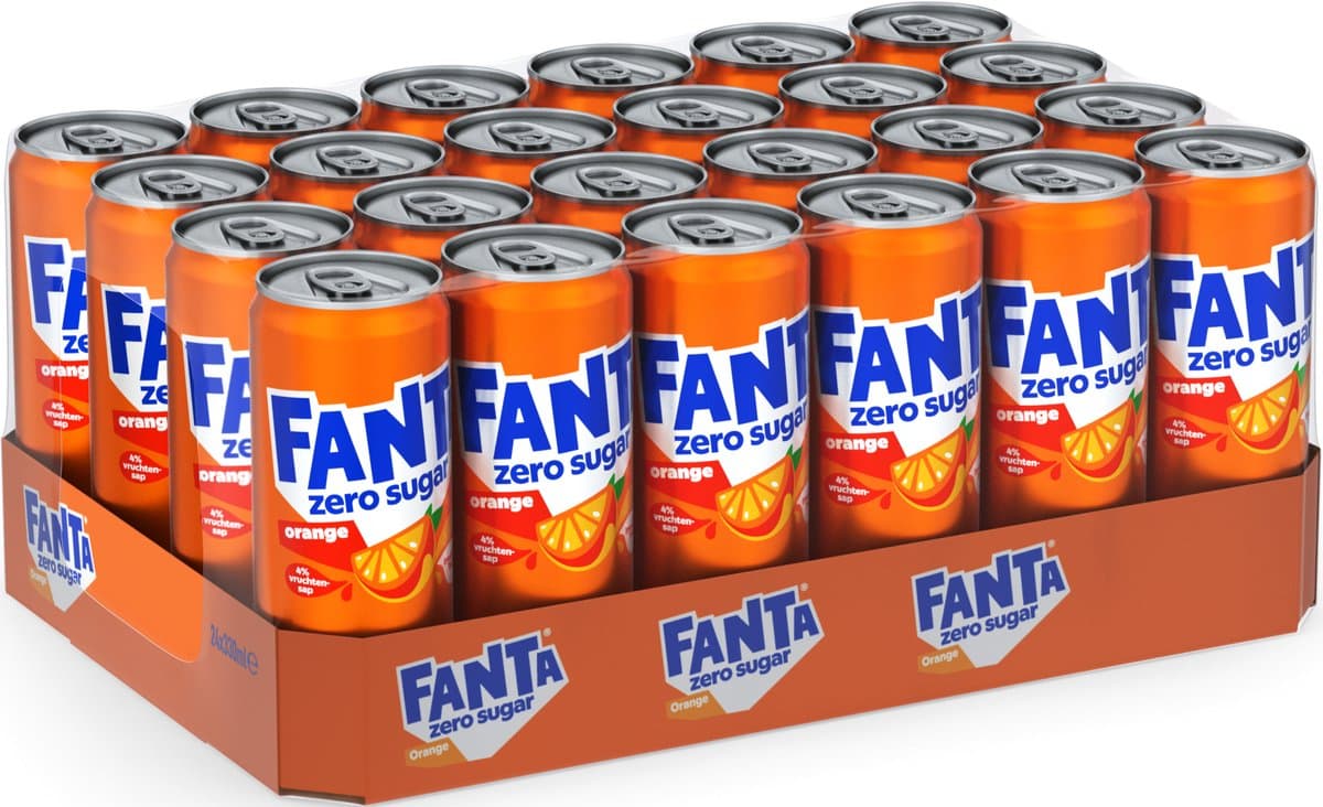 Tray Fanta Orange zero - 24x33cl (EAN: 8721139462317)