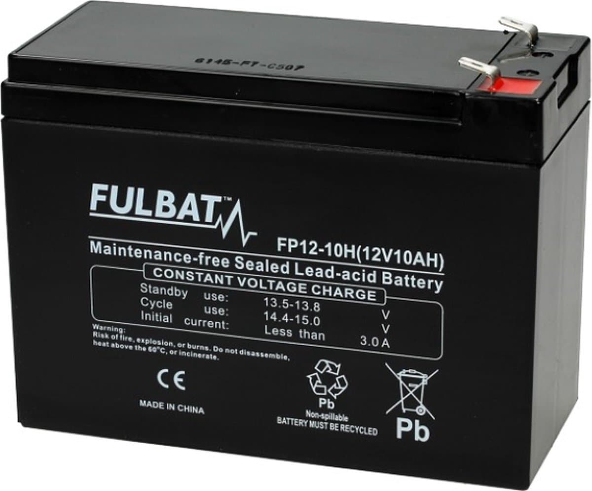 Fulbat Accu Fulbat FP 12-10H Gel VRLA 12V 10Ah (EAN: 3564095900326)