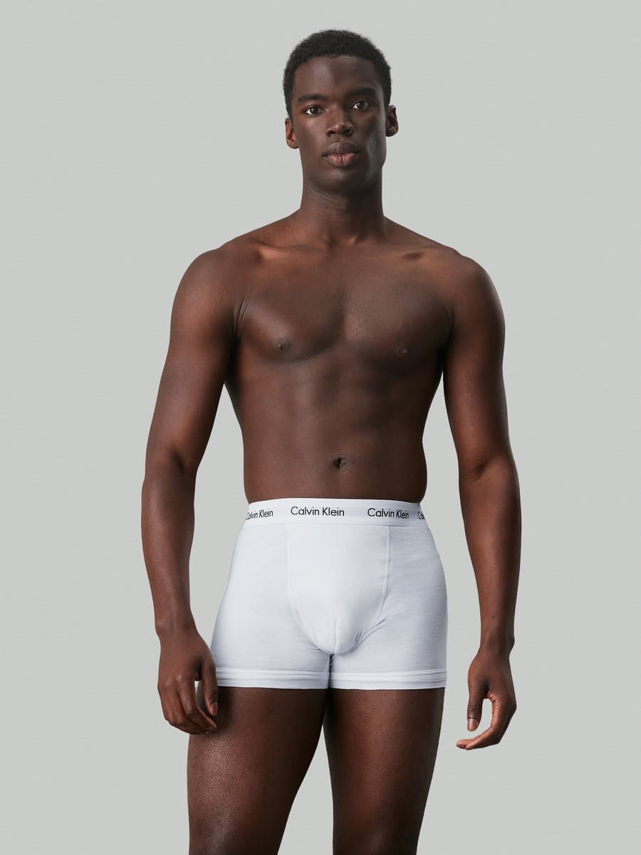 Calvin Klein Trunks Heren Onderbroeken - 3-pack - Wit (EAN: 8718571254211)