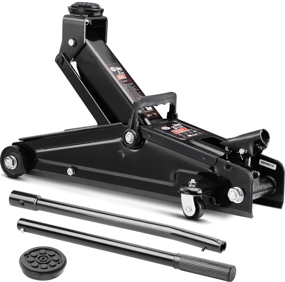 Deuba Hydraulische Krik - 3 Ton Belastbaar - Incl. Draagbeugel Zwart (EAN: 4250525323160): Waarom Deze Krik Zó Werd Aangerekomend