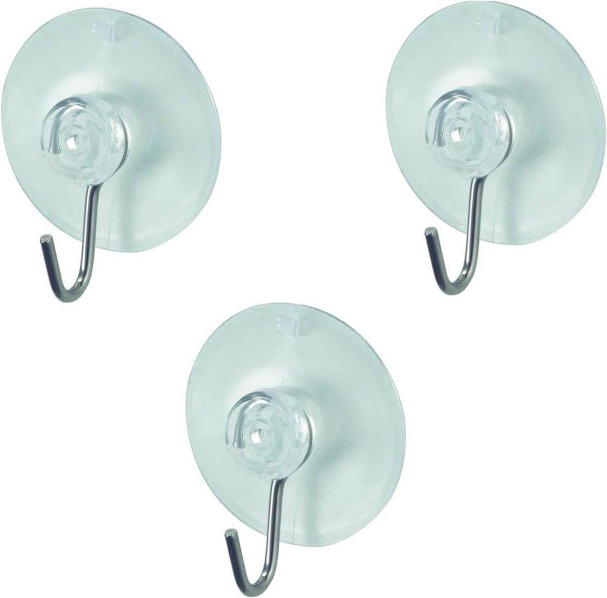 Benson Zuignap met Haak Set - Transparant - Ø 30 mm - 12 delig (EAN: 8717344994415): De belofte Onzichtbaar en praktisch 💎