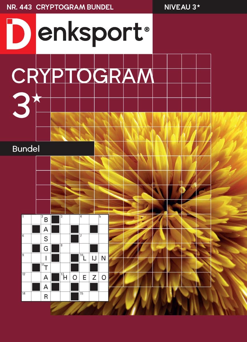 Denksport Puzzelboek Cryptogrammen 3* bundel, editie 443 (EAN: 8710835870991): Waarom ik dit puzzelboek aanbeveel 🧩
