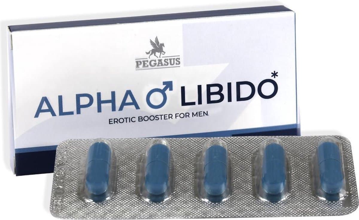 Alpha Libido - Erectiepillen voor Mannen - Extra sterk Viagra / Kamagra Alternatief - Natuurlijk 100mg (EAN: 8720299174603)
