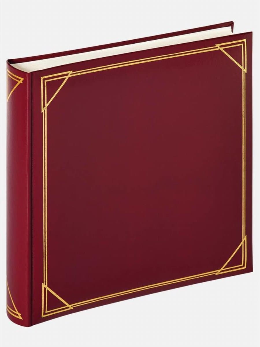 Walther MX-200-R Standard - Classic album - Formaat 30 x 30 cm - 100 witte pagina's - Rood (EAN: 4004122154883)