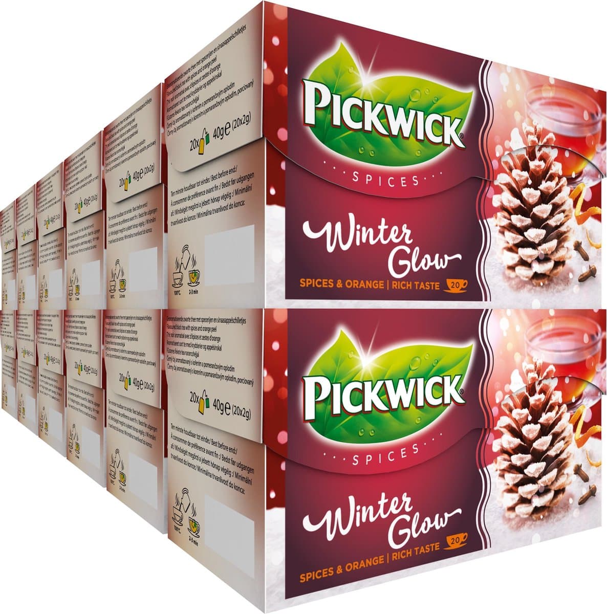 Pickwick Spices Winterglow Zwarte Thee - 12 x 20 theezakjes (EAN: 8711000908877): 🎁 Waarom ik de **Pickwick Spices Winterglow Zwarte Thee** uitprobeerde