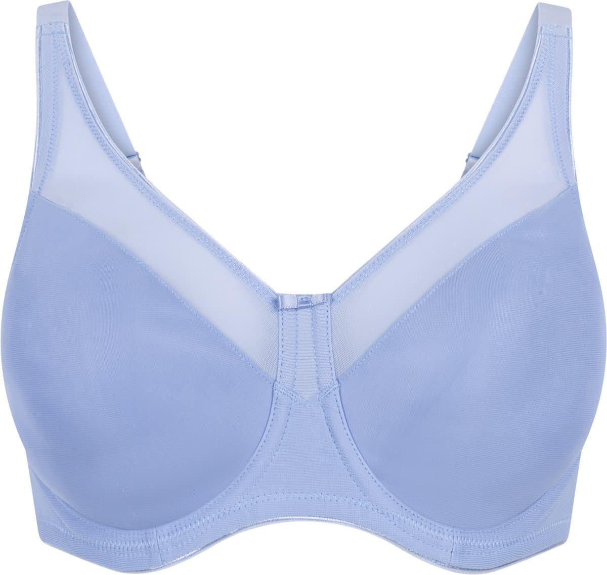 Hunkemöller Dames Lingerie Niet-voorgevormde minimizer beugel bh Nina - Blauw - maat E90 (EAN: 8720991368942)