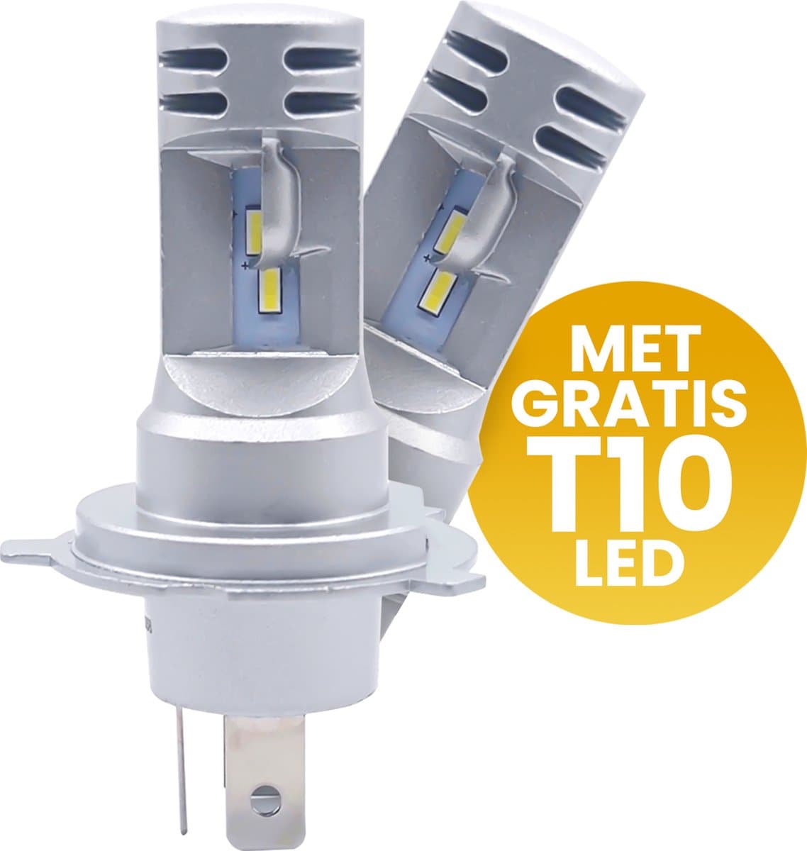 XEOD H4 Perfect Fit Bi-LED lampen met E-Keur – Auto Verlichting Lamp – Dimlicht en Grootlicht - 2 stuks – 12V (EAN: 8720618430915)
