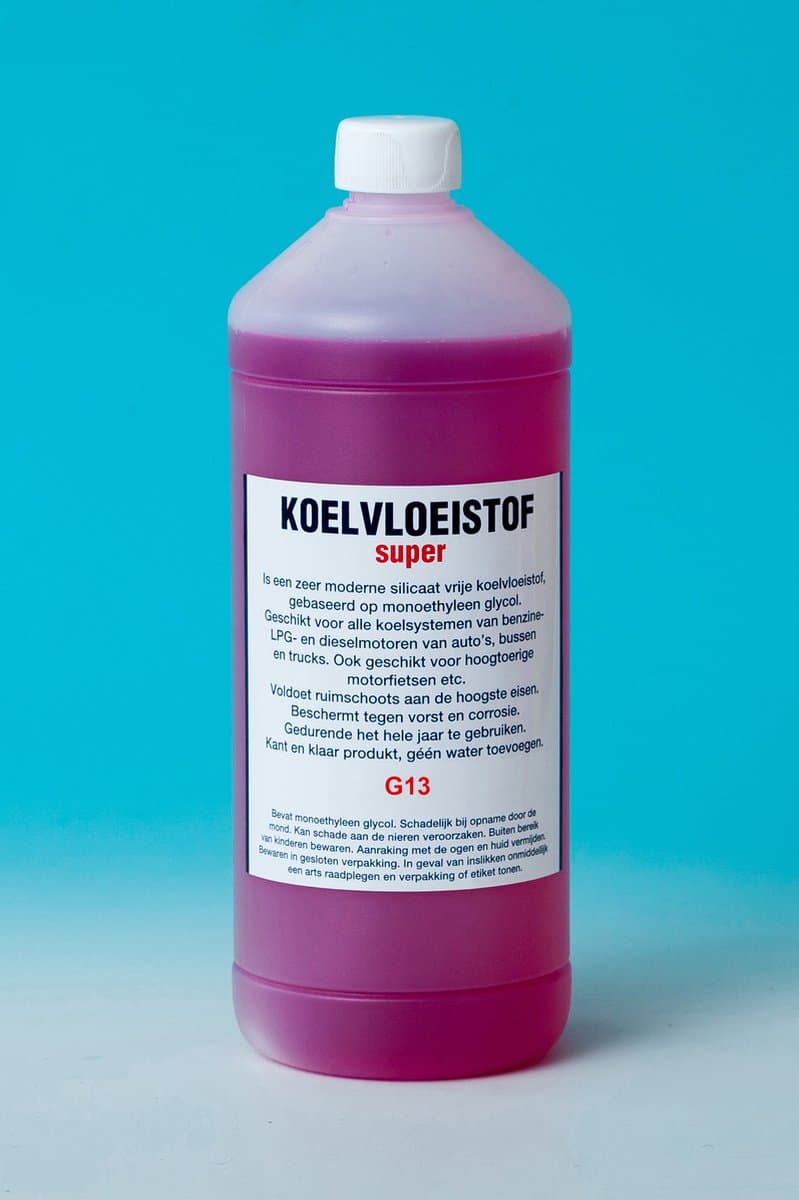 Koelvloeistof G13 Longlife - paarse koelvloeistof - 1L -40 graden (EAN: 8710369005036): **Waarom precisely deze koelvloeistof**