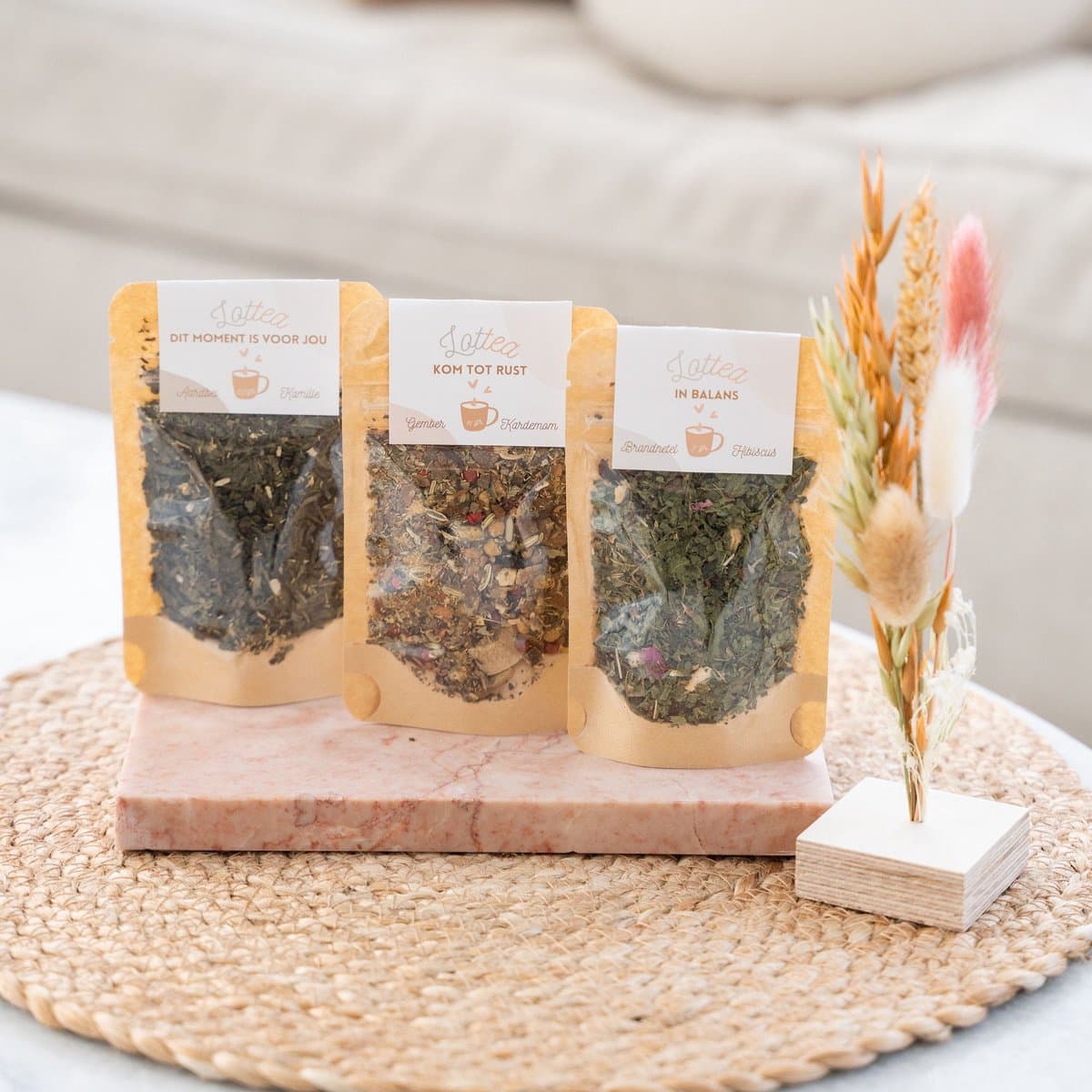 Lottea Giftset Theeproeverij 'Een Relax Momentje' - thee cadeaupakket, thee geschenkset, cadeau relax, dag van de zorg (EAN: 8721154531654)