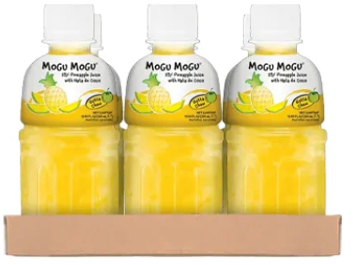 Mogu Mogu Pineapple 6x320ml - ANANAS - SAP - 1 tray van 6 stuks (EAN: 8850389106129): De Eerste Sip Fris, Zoet, en Met een Knipoog