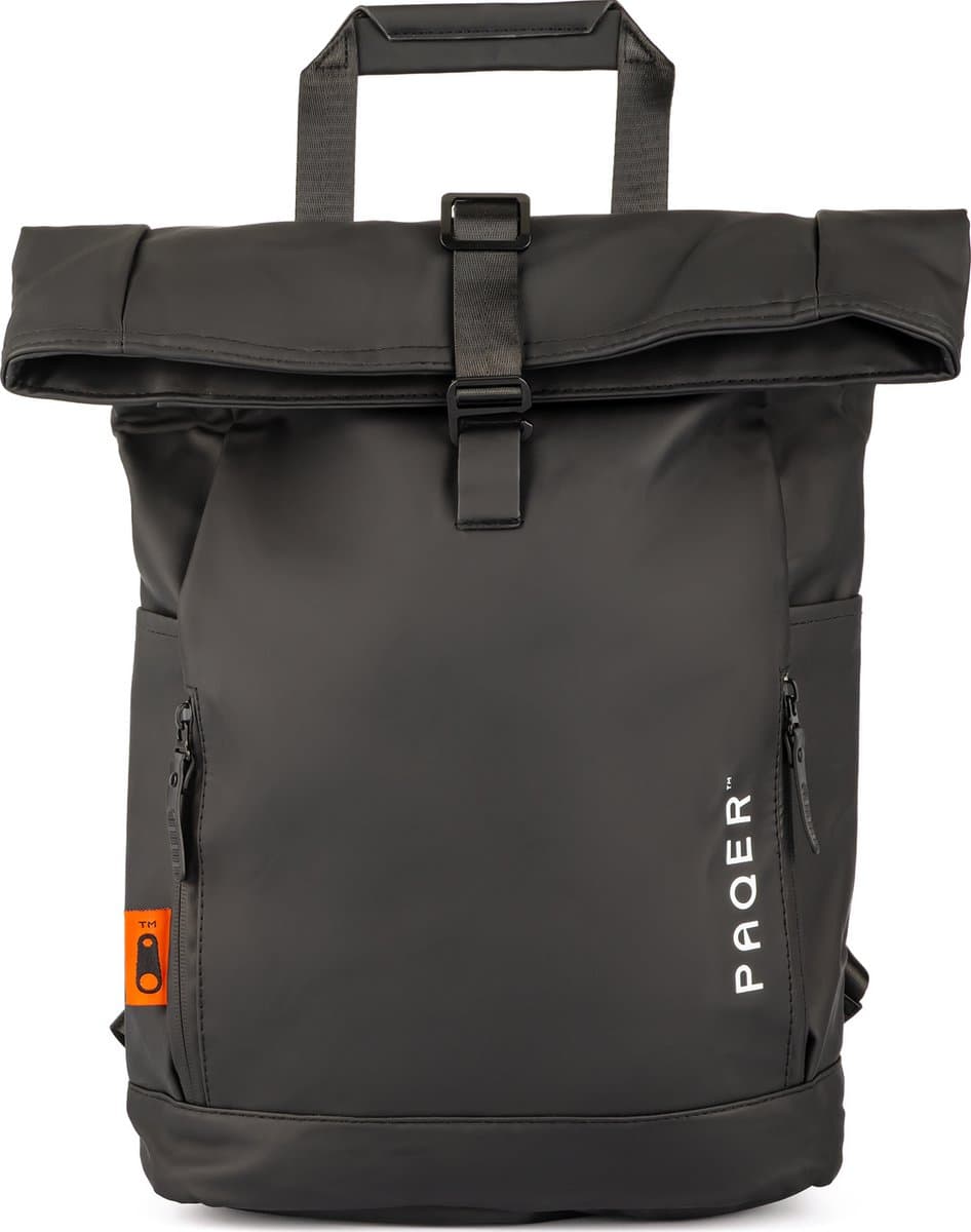 PAQER Rolltop Rugzak 20L – Waterdichte Rugtas Schooltas voor Dames en Heren – Zwart Tarpaulin (EAN: 8720663222763): **Waarom deze rugtas**