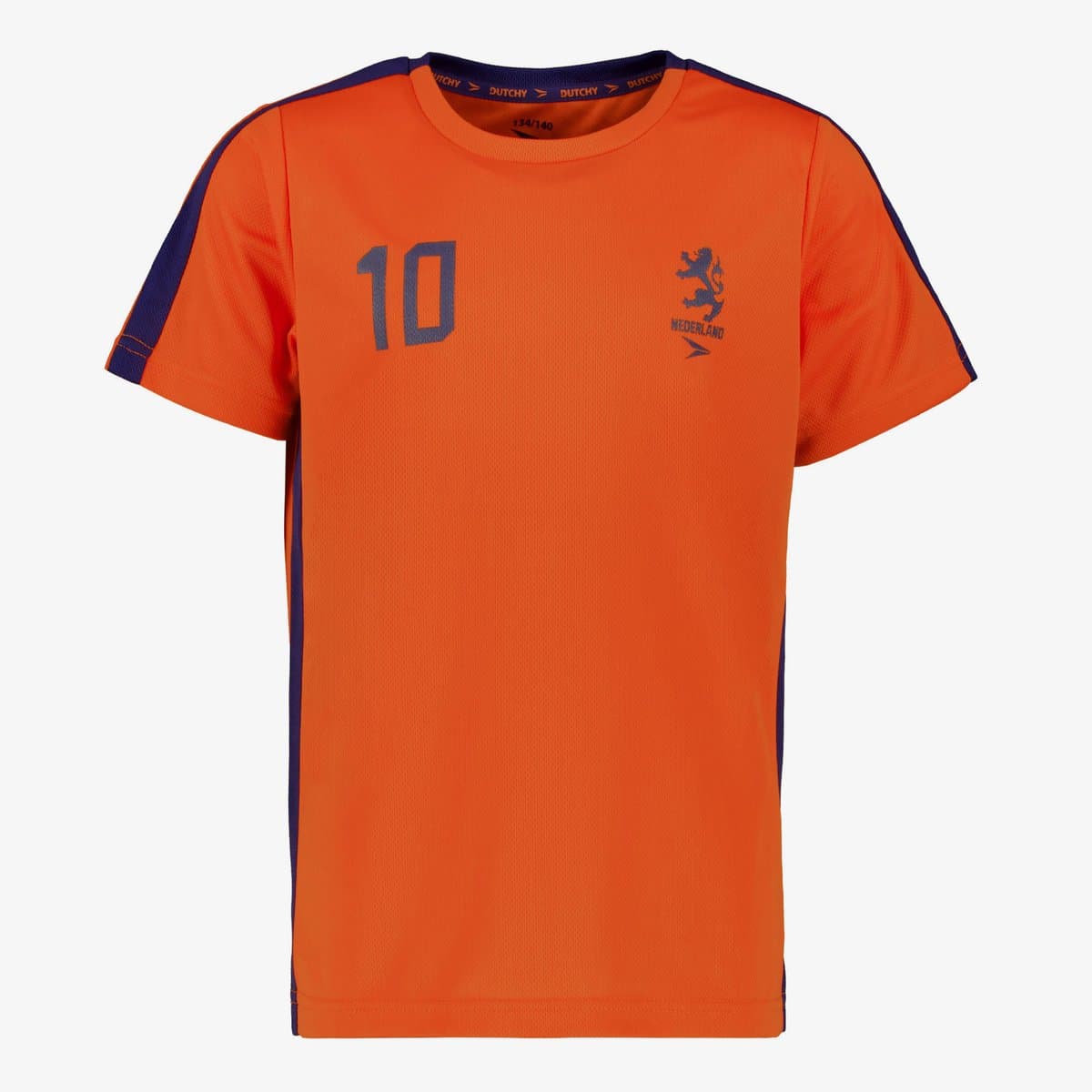 Dutchy kinder voetbal T-shirt oranje blauw - Maat 110 (EAN: 8721175291384): 🌈 Kleur & Design De Kracht van Oranje & Blauw