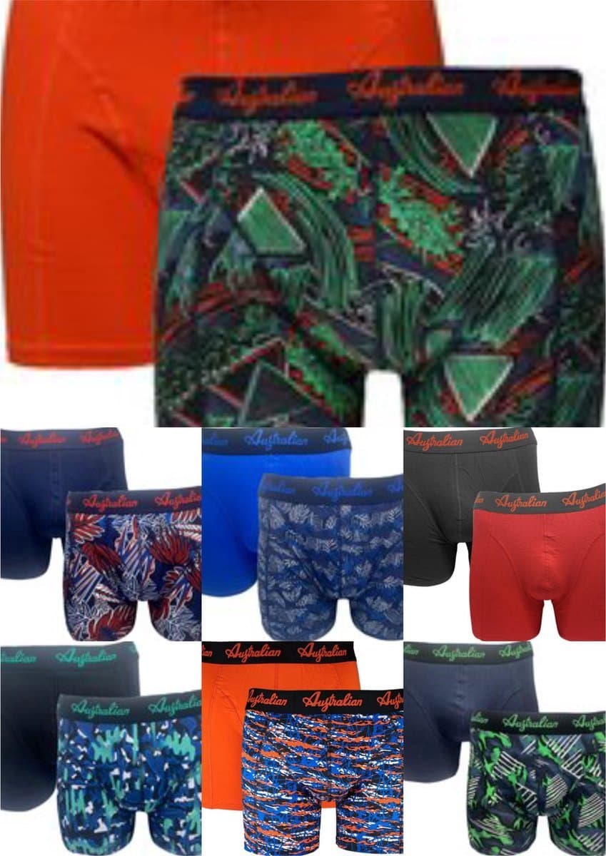 Australian - Boxershort - Ondergoed - 2pack - Mystery print - Maat XXL (EAN: 8785259567413)
