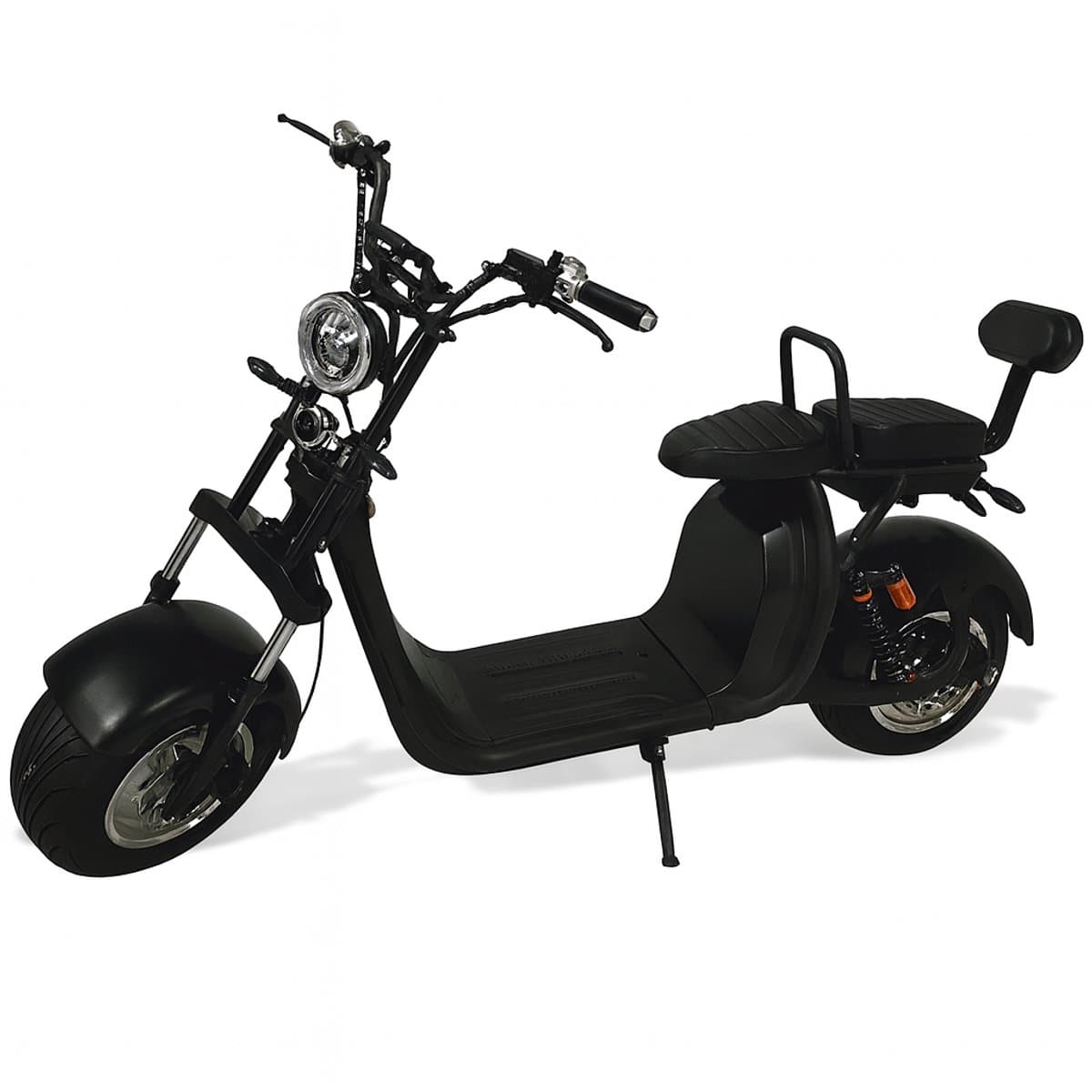 Ecowielen CC15 Chopper Elektrische Scooter – 2000W – 25 km/u – Stoer Retro Design (EAN: 0704384857716): **Een Scooter met Stijl én Kracht**