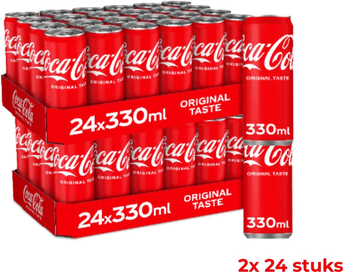 Coca-Cola Tray 24 x 330ml – Frisdrank – Origineel – Koolzuurhoudende Cola - 2x 24 stuks (EAN: 8720726548342): 🔹 Waarom een Coke‑tray in jouw huis