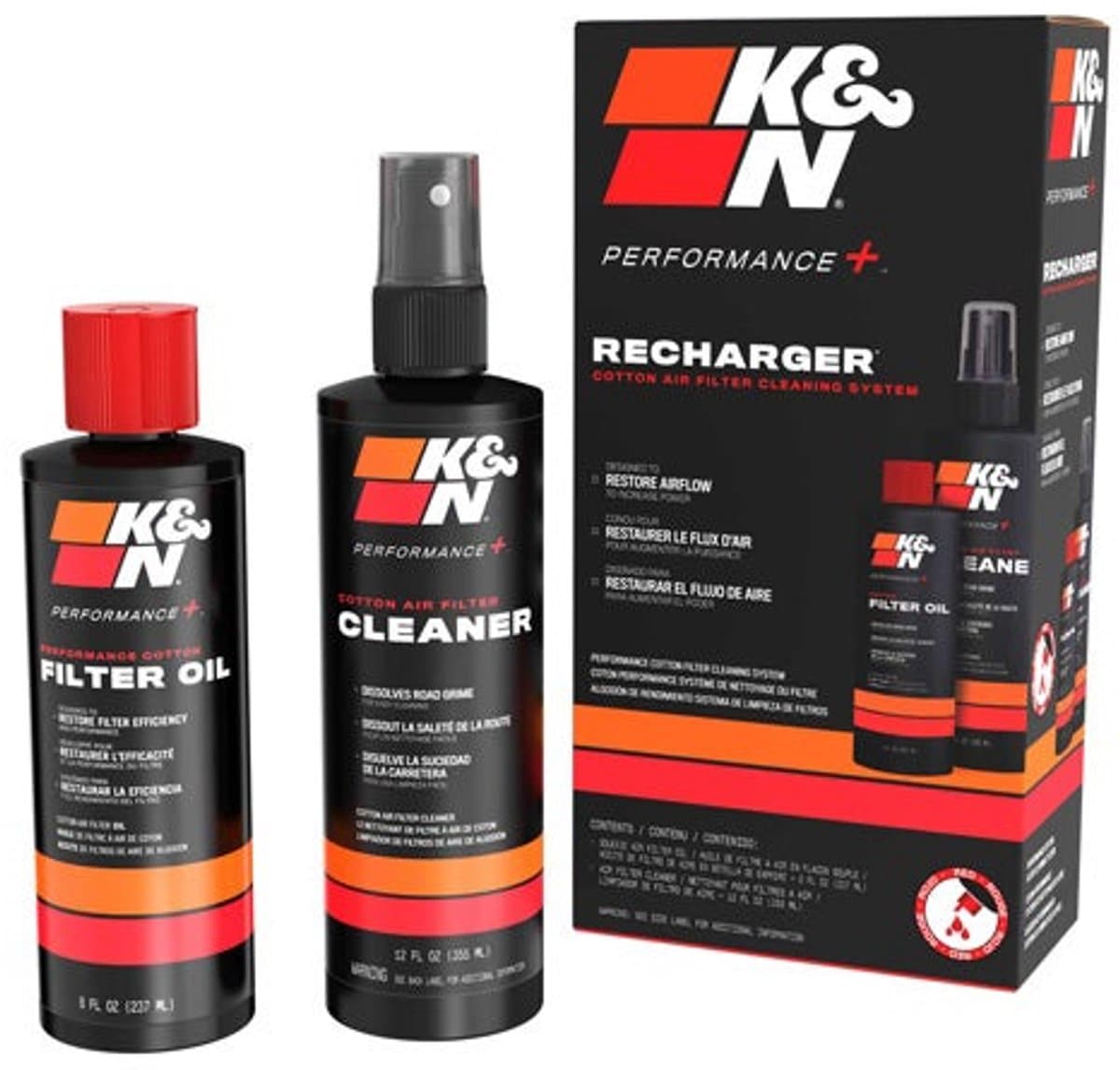 K&N luchtfilter onderhoudskit - met knijpfles olie - 99-5050 (EAN: 0024844020246): **Waarom dit een goede keuze is**