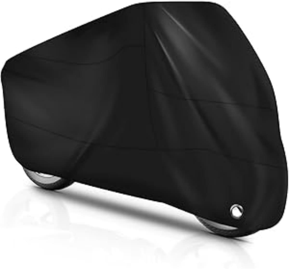 TOVBMUP Motorfietszeil - UV-bescherming - Motorfietshoes - Binnen en buiten - Zeildoek - Geschikt voor e-scooters, fietsen, motoren, etc. - Afmetingen: 245 cm x 125 cm x 105 cm (EAN: 8721401314290): 📏 Afmetingen die kloppen – en waarom dat telt