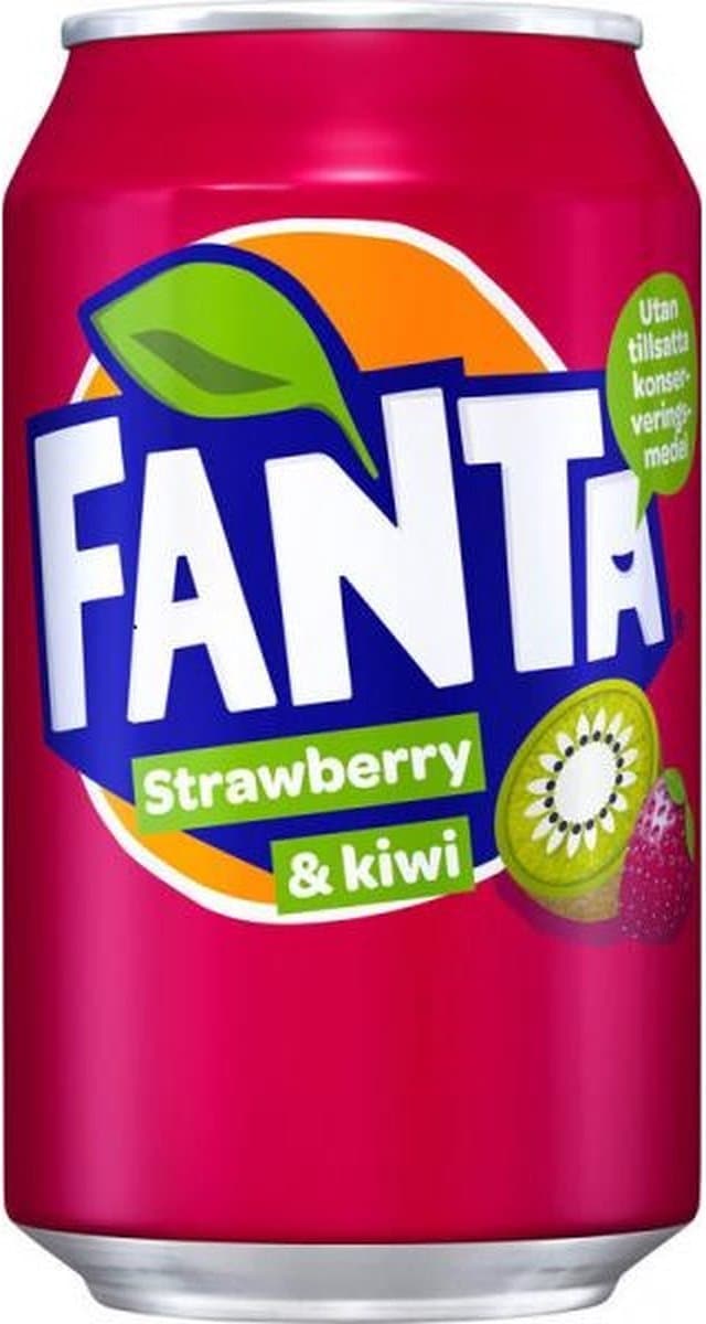 Tray Fanta Strawberry & Kiwi - 24x33cl (EAN: 8721008011066)