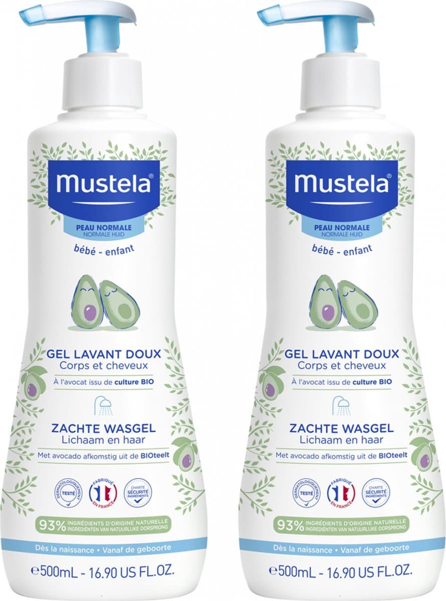Mustela Avocado Gentle Cleansing Gel Set van 2 x 500 ml (EAN: 0634154654378): Waarom ik er meteen voor koos