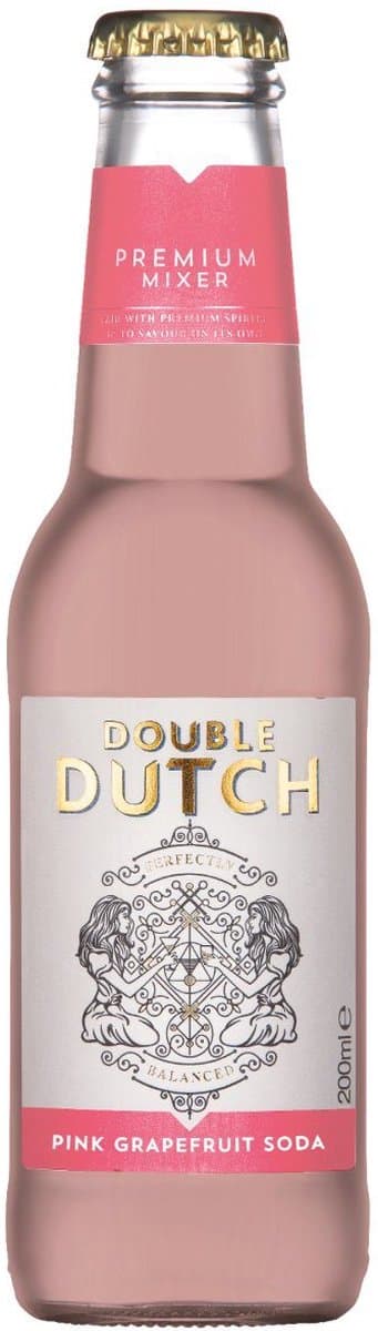 Double Dutch | Pink Grapefruit | Soda | 24 stuks | 20cl) (EAN: 5060434791368)
