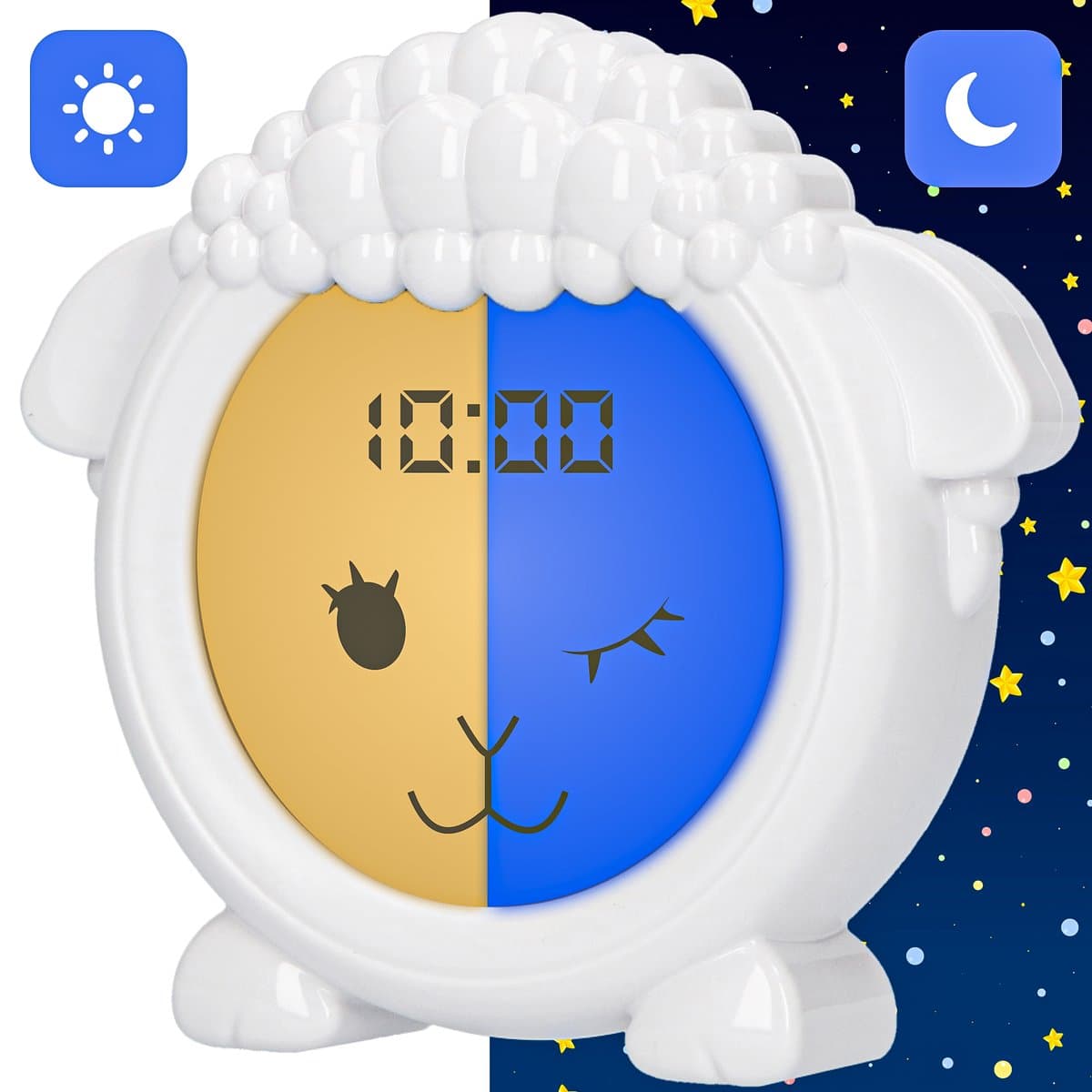 Slaaptrainer - Kinderwekker - Slaapwekker - Oplaadbaar - Nachtlampje Kinderen - Slaaptrainer Schaap Kinderen - Met Dimfunctie - Daily Logix' (EAN: 8720589388338): 🎈 Waarom dit schaap nou zo bijzonder is