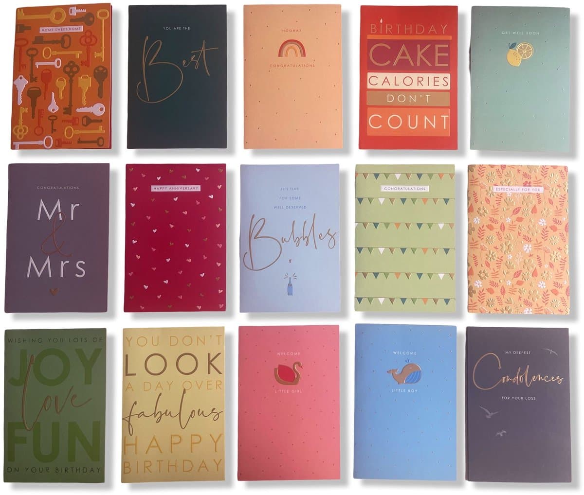 Cards & Crafts 50 Luxe Wenskaarten - Assorti - 12x17cm - Gevouwen kaarten met envelop (EAN: 0710663466814): Waarom zijn ze zo speciaal