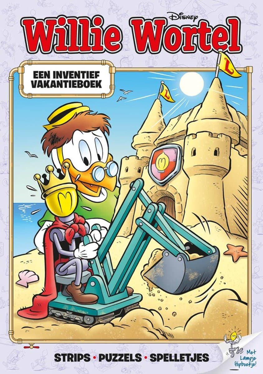 Willie Wortel Vakantieboek 2025 – doeboek voor slimme kinderen vol puzzels en uitdagingen – 130 pagina’s (EAN: 8710841424430)